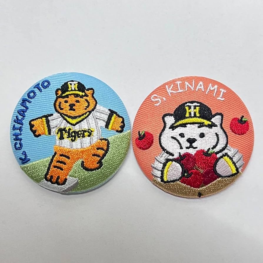 ゆ*い様 XL激レア！状態良好！背面ビッグ刺繍！波達x阪神タイガース 中綿スカジ 阪神タイガース刺繍ユニフォーム「獣王無敵 虎赤」熱狂と興奮